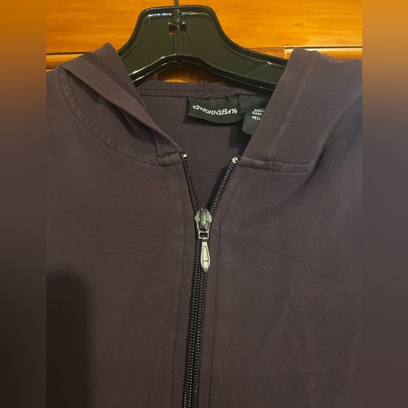 EUC Womens Medium Eggplant Zip Up - Picture 2 of 4